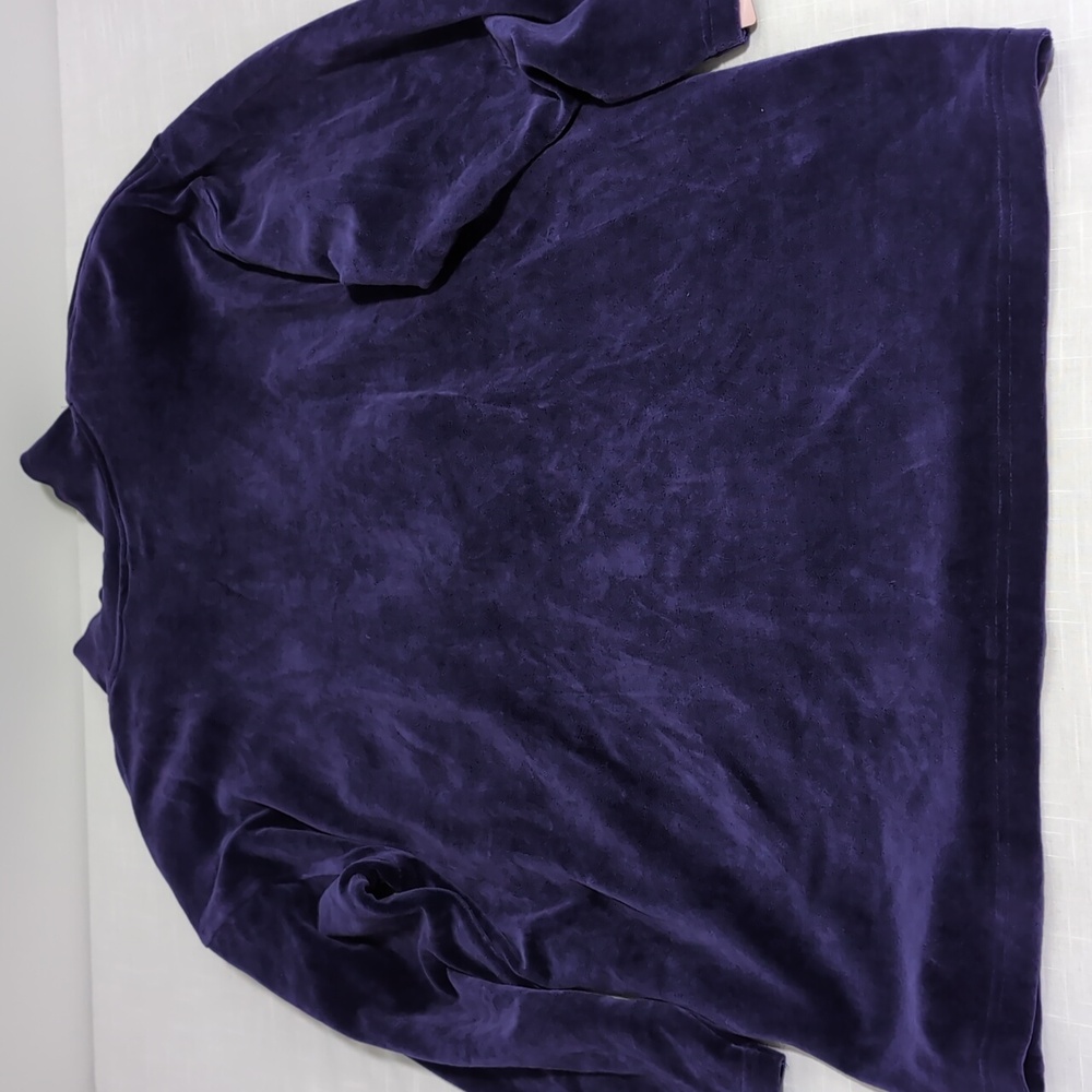 Classiques Sport Nordstrom valor top, pullover, 1/4 zip, purple, NWT, sz Lg - Picture 9 of 12